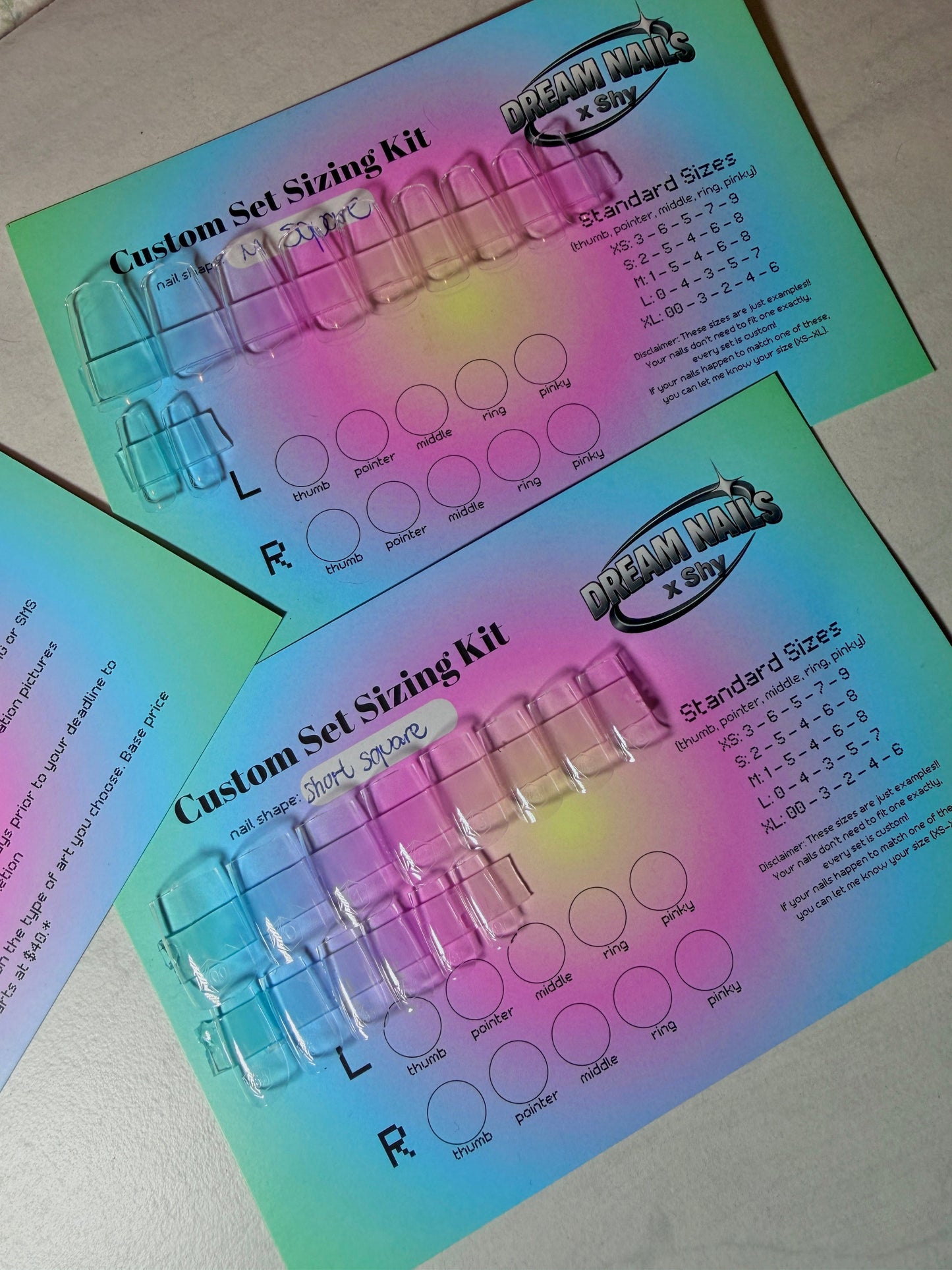 Custom Sizing Kit